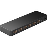 goobay HDMI Matrix-Schalter 4 auf 2 (4K @ 60Hz), HDMI Splitter schwarz