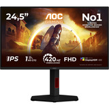 AOC AGON 25G4KUR, Gaming-Monitor 62.2 cm (24.5 Zoll), schwarz, FullHD, Fast-IPS, E-Sport Monitorständer, USB-Hub, 400Hz Panel