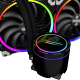 Alpenföhn Gletscherwasser 280 AiO RGB 280mm, Wasserkühlung schwarz