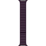 Apple Lederarmband mit Endstück, Uhrenarmband dunkelviolett, S/M, 41 mm