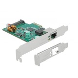 DeLOCK PCI Express x1 Karte 1 x RJ45 2,5 Gigabit LAN PoE+ RTL8125, LAN-Adapter 