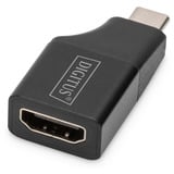 Digitus 4K USB Adapter, USB-C Stecker > HDMI A Buchse schwarz, 4K @ 30HZ