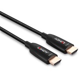 Lindy Fibre Optic Hybrid HDMI 2.1 8K60 Kabel schwarz, 15 Meter, AOC-Kabel