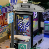 Lumibricks Graffiti-Bushaltestelle, Konstruktionsspielzeug 