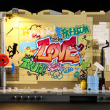 Lumibricks Graffiti-Bushaltestelle, Konstruktionsspielzeug 