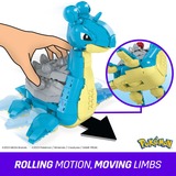 Mattel MEGA Pokémon Lapras Bauspielzeug-Set mit Actionfigur, Konstruktionsspielzeug 527 Teile