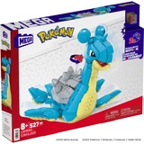 Mattel MEGA Pokémon Lapras Bauspielzeug-Set mit Actionfigur, Konstruktionsspielzeug 527 Teile