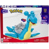 Mattel MEGA Pokémon Lapras Bauspielzeug-Set mit Actionfigur, Konstruktionsspielzeug 527 Teile