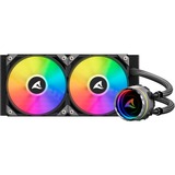 Sharkoon S80 RGB AIO 240mm, Wasserkühlung schwarz