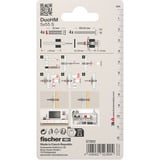 fischer Hohlraumdübel DuoHM 5x55 S PZ  4 Stück, mit Panhead-Schraube