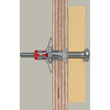 fischer Hohlraumdübel DuoHM 5x55 S PZ  4 Stück, mit Panhead-Schraube