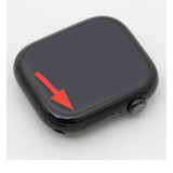 Apple Watch Series 10, Smartwatch schwarz (glänzend), Aluminium, 46 mm, Sportarmband schwarz M/L