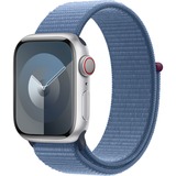 Apple Watch Series 9, Smartwatch dunkelblau/dunkelblau, Aluminium, 41 mm, Sport Loop, Cellular