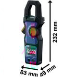 Bosch Strommesszange GMC 600-15 Professional, Messgerät blau/schwarz, 2x Batterien, Tasche