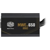 Cooler Master MWE BRONZE 650 V3 230V, PC-Netzteil schwarz, 4x PCIe, 650 Watt