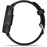 Garmin Forerunner 165 Music, Smartwatch schwarz/dunkelgrau, 43 mm, Silikon-Armband