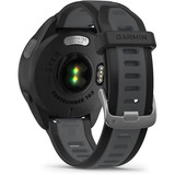 Garmin Forerunner 165 Music, Smartwatch schwarz/dunkelgrau, 43 mm, Silikon-Armband