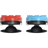 KontrolFreek KontrolFreek Performance Thumbsticks Splash, Analog-Stick rot/blau, 2 Stück, für Nintendo Switch Joy-Cons & Nintendo Switch Lite