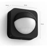 Philips HUE Outdoor Sensor, Bewegungsmelder schwarz