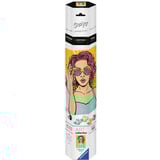 Ravensburger CreArt ART Collection Leinwand Edition - Lady in Pink (PopArt), Malen 