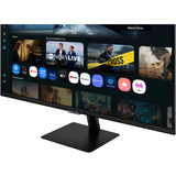 SAMSUNG Smart AI Monitor S32FM700UU, LED-Monitor 80 cm (32 Zoll), schwarz, UltraHD/4K, VA, HDR, Fernbedienung, Lautsprecher