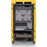 Thermaltake The Tower 200 Bumblebee, Tower-Gehäuse dunkelgelb, Tempered Glass