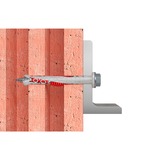 fischer Langschaftdübel DuoXpand 10x140 FUS R hellgrau/rot, 50 Stück