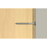 fischer Spanplattenschraube PowerFast II 4,5x50 Senkkopf TX 200 Stück, mit Teilgewinde, Edelstahl A4