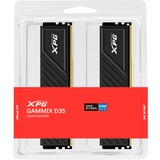 ADATA DIMM 16 GB DDR4-3200 (2x 8 GB) Dual-Kit, Arbeitsspeicher schwarz, AX4U32008G16A-DTBKD35, XPG Gammix D35, INTEL XMP