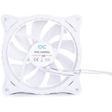 Alphacool Rise Aurora 120 mm Lüfter 120x120x25mm, Gehäuselüfter weiß, 120 mm