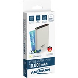 Ansmann Powerbank 10000 mAh PB222PD weiß, 10.000 mAh, PD, Quick Charge 3.0