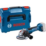 Bosch Akku-Winkelschleifer GWS 18V-10 P Professional solo, Ø 125mm blau/schwarz, ohne Akku und Ladegerät, in L-BOXX