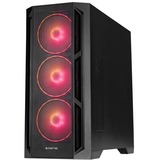 Chieftec Apex Lumo GA-01B-L-OP, Tower-Gehäuse schwarz, Tempered Glass