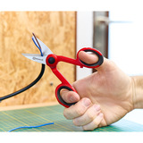 EINHELL E-Case Werkzeugkoffer Hobby, 153-teilig, Werkzeug-Set schwarz/rot