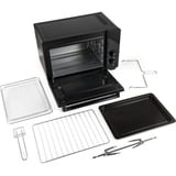 Hisense Miniofen HOM30AF , Mini-Backofen schwarz, 1.800 Watt, 30 Liter