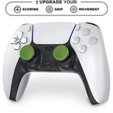 KontrolFreek KontrolFreek Precision Sports Thumbsticks – Football Edition , Analog-Stick grün/schwarz, 2 Stück, für Playstation 5/4 Controller