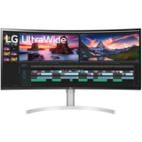 LG 38WN95CP-W, LED-Monitor 95.29 cm(38 Zoll), schwarz/weiß, Curved, HDMI, DisplayPort, Thunderbolt 3, G-Sync, Free-Sync, 144Hz Panel