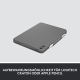 Logitech Rugged Folio, Tastatur schwarz, DE-Layout, für iPad 10. Generation