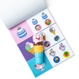 Spin Master Melissa & Doug - Sticker WOW! Eiscreme Aufkleberstempel & Block, Basteln 