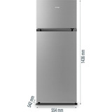 gorenje RF414DPS4, Kühl-/Gefrierkombination edelstahl
