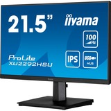 iiyama  ProLite XU2292HSU-B6, LED-Monitor 55 cm (22 Zoll), schwarz (matt), Full HD, IPS, 100Hz Panel