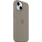 Apple Silikon Case mit MagSafe, Handyhülle braun, iPhone 15