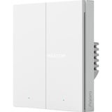 Aqara Smart Wall Switch H1 - zwei Wippen ohne Neutralleiter, Taster weiß