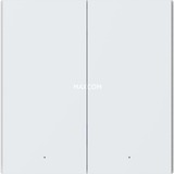 Aqara Smart Wall Switch H1 - zwei Wippen ohne Neutralleiter, Taster weiß