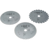 Bosch Professional PRO Wood Cordless Kreissägeblatt 165 mm 3 Stück, Promo-Pack