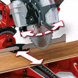 EINHELL Zug-Kapp-und Gehrungssäge TC-SM 2534/1 Dual, Kapp- und Gehrungssäge rot/schwarz, 2.100 Watt