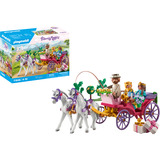 PLAYMOBIL 71846 Princess Magic Kutschfahrt mit Prinzessin und Prinz, Konstruktionsspielzeug 