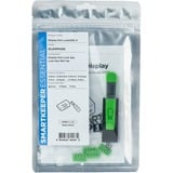 SMARTKEEPER ESSENTIAL DisplayPort Lock (DL04) + Lock Key Mini (U04), Einsteckschloss Farbcode Grün, 4 Stück + 1 Schlüssel