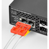 SMARTKEEPER ESSENTIAL LAN Cable Grip, 6 Stück, Halterung rot, für RJ-45 Stecker