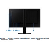 Samsung ViewFinity S60UD S24D600UAU, LED-Monitor 61 cm (24 Zoll), schwarz, QHD, IPS, USB-C, 100Hz Panel